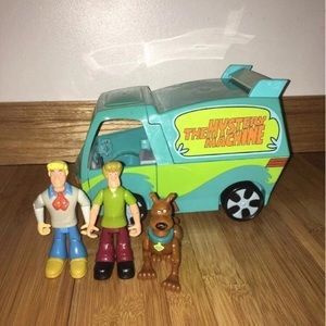 Scooby Doo Mystery Vehicle & Toy Figures Lot